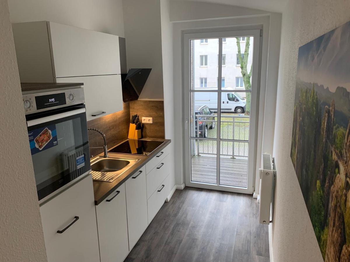40 Qm Appartment Parkplatz, Balkon,Netflix, Prime Chemnitz Zewnętrze zdjęcie
