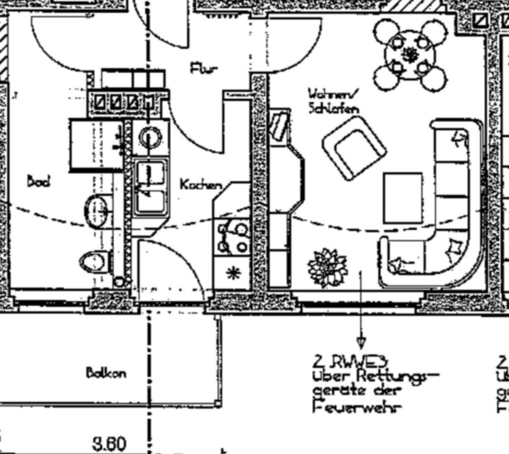 40 Qm Appartment Parkplatz, Balkon,Netflix, Prime Chemnitz Zewnętrze zdjęcie